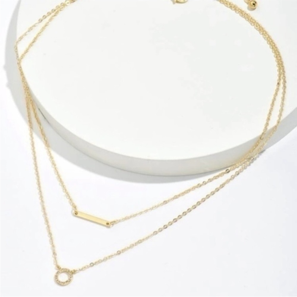 Layered necklace - Picture 2 of 2